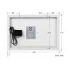 תא סולארי 18V/10W (Polysilicon)