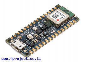 תמונה של מוצר כרטיס פיתוח Arduino Nano 33 BLE Sense Rev2 ללא מחברים