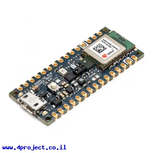 כרטיס פיתוח Arduino Nano 33 BLE Sense Rev2 ללא מחברים