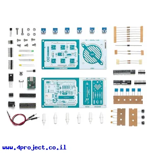כרטיס פיתוח Arduino - ערכת הלחמה של כרטיס דמוי UNO ומגן סינטיסייזר אודיו