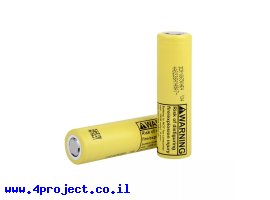 תמונה של מוצר סוללה 18650 Li-Ion 3.7V/2500mAh - LG HE4