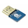 מחבר לכבל HDMI-DIY - מתאם HDMI זכר אופקי
