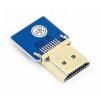 מחבר לכבל HDMI-DIY - מתאם HDMI זכר אופקי