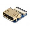 מחבר לכבל HDMI-DIY - מתאם HDMI נקבה אופקי