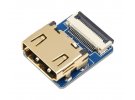 תמונה של מוצר מחבר לכבל HDMI-DIY - מתאם HDMI נקבה אופקי
