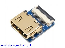 תמונה של מוצר מחבר לכבל HDMI-DIY - מתאם HDMI נקבה אופקי