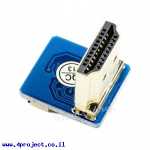 מחבר לכבל HDMI-DIY - מתאם HDMI זכר אנכי