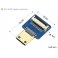 מחבר לכבל HDMI-DIY - מתאם mini-HDMI זכר אופקי