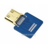 מחבר לכבל HDMI-DIY - מתאם mini-HDMI זכר אופקי