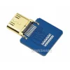 מחבר לכבל HDMI-DIY - מתאם mini-HDMI זכר אופקי