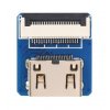 מחבר לכבל HDMI-DIY - מתאם mini-HDMI נקבה אופקי