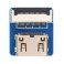 מחבר לכבל HDMI-DIY - מתאם mini-HDMI נקבה אופקי