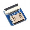 מחבר לכבל HDMI-DIY - מתאם mini-HDMI נקבה אופקי