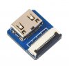 מחבר לכבל HDMI-DIY - מתאם mini-HDMI נקבה אופקי