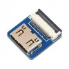 מחבר לכבל HDMI-DIY - מתאם mini-HDMI נקבה אופקי
