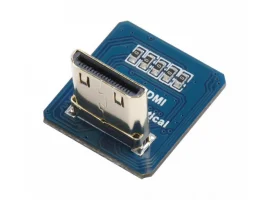 תמונה של מוצר מחבר לכבל HDMI-DIY - מתאם mini-HDMI זכר אנכי