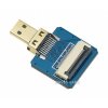 מחבר לכבל HDMI-DIY - מתאם micro-HDMI זכר אופקי