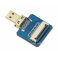 מחבר לכבל HDMI-DIY - מתאם micro-HDMI זכר אופקי