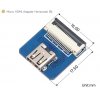 מחבר לכבל HDMI-DIY - מתאם micro-HDMI נקבה אופקי