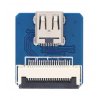 מחבר לכבל HDMI-DIY - מתאם micro-HDMI נקבה אופקי