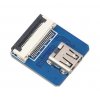 מחבר לכבל HDMI-DIY - מתאם micro-HDMI נקבה אופקי