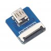 מחבר לכבל HDMI-DIY - מתאם micro-HDMI נקבה אופקי