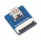 מחבר לכבל HDMI-DIY - מתאם micro-HDMI נקבה אופקי