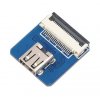 מחבר לכבל HDMI-DIY - מתאם micro-HDMI נקבה אופקי