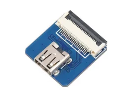 תמונה של מוצר מחבר לכבל HDMI-DIY - מתאם micro-HDMI נקבה אופקי