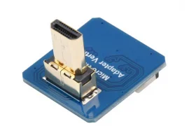 תמונה של מוצר מחבר לכבל HDMI-DIY - מתאם micro-HDMI זכר אנכי