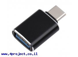 תמונה של מוצר מתאם USB-C זכר ל-USB-A נקבה