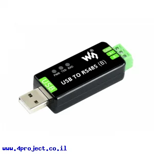 מתאם USB ל-RS-485 - תעשייתי (CH343G)