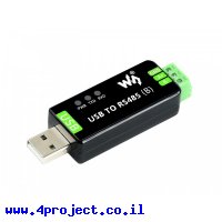 מתאם USB ל-RS-485 - תעשייתי (CH343G)