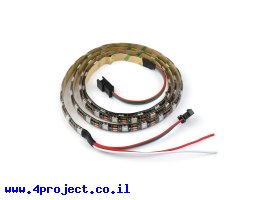 תמונה של מוצר רצועת לדים Addressable RGB - אורך 1 מטר, 60 לדים (WS2812B)