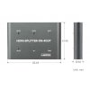 מפצל HDMI 4K, כניסה 1 ל-4 יציאות