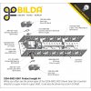 גלגל שיניים MOD1.5 משופע לציר 6 מ"מ בצורת D - ערכה 2:1