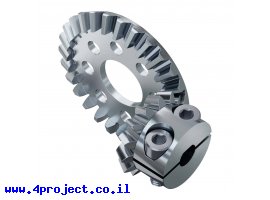 תמונה של מוצר גלגל שיניים MOD1.5 משופע לציר 6 מ"מ בצורת D - ערכה 2:1