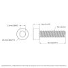 בורג אלן M3x12mm - חבילה של 6