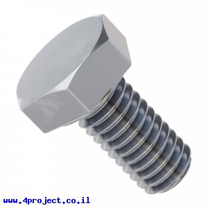 בורג ראש משושה M4x8mm - חבילה של 25
