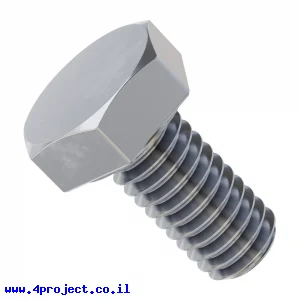 בורג ראש משושה M4x8mm - חבילה של 25