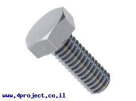 תמונה של מוצר בורג ראש משושה M4x10mm - חבילה של 25