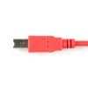 כבל USB של 4 ראשים - עם HUB, חיבור USB-C בצד המחשב