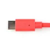 כבל USB של 4 ראשים - עם HUB, חיבור USB-C בצד המחשב