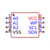 Microchip Tech 24LC04BT-I/SN SOP-8