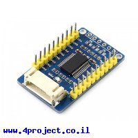 שבב מרבב MCP23017 - הרחבה של 16 קווי I/O דרך I2C