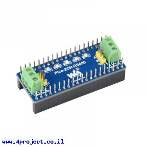 מתאם RS-485 שני ערוצים (SP3485) לכרטיסי Raspberry Pi Pico
