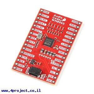 מקודד אודיו WM8960 (ללא מחברים)