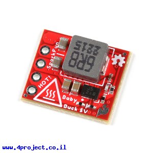 מודול ממיר מתח (מוריד) 5V/3A - דגם AP63357, מינימליסטי