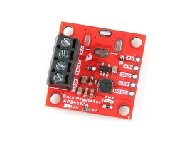 תמונה של מוצר מודול ממיר מתח (מוריד) 3.3V/2A - דגם AP3429A, מגוון חיבורים
