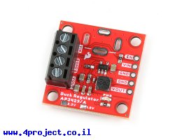 תמונה של מוצר מודול ממיר מתח (מוריד) 1.8V/2A - דגם AP3429A, מגוון חיבורים